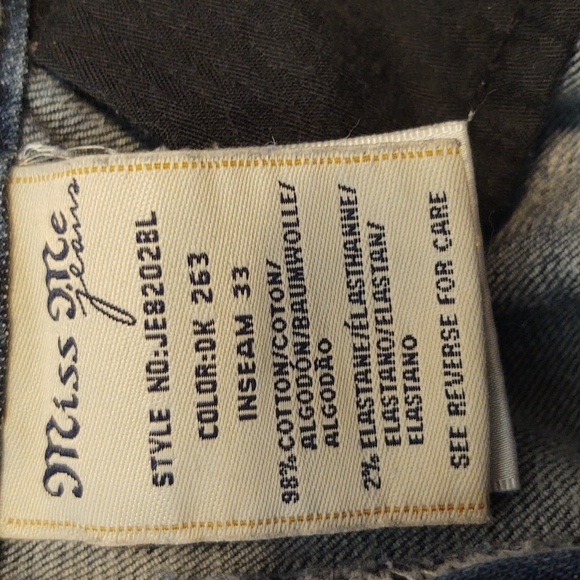 Miss Me Women's Boot Cut Jeans Size 29W/32L - Picture 8 of 8